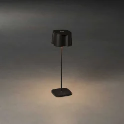 Lampe A Poser Konstsmide Nice Led Noir, 5 Lumieres