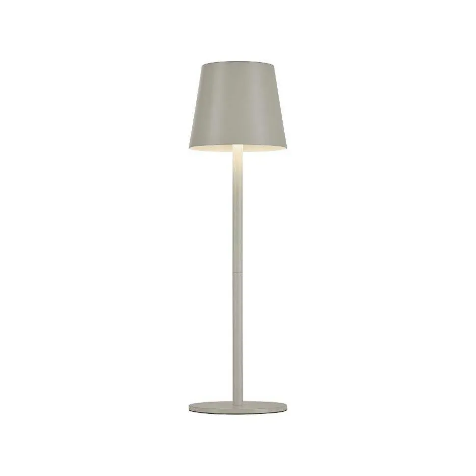 Lampe A Poser Leuchten Direkt Euria Led Gris, 1 Lumiere