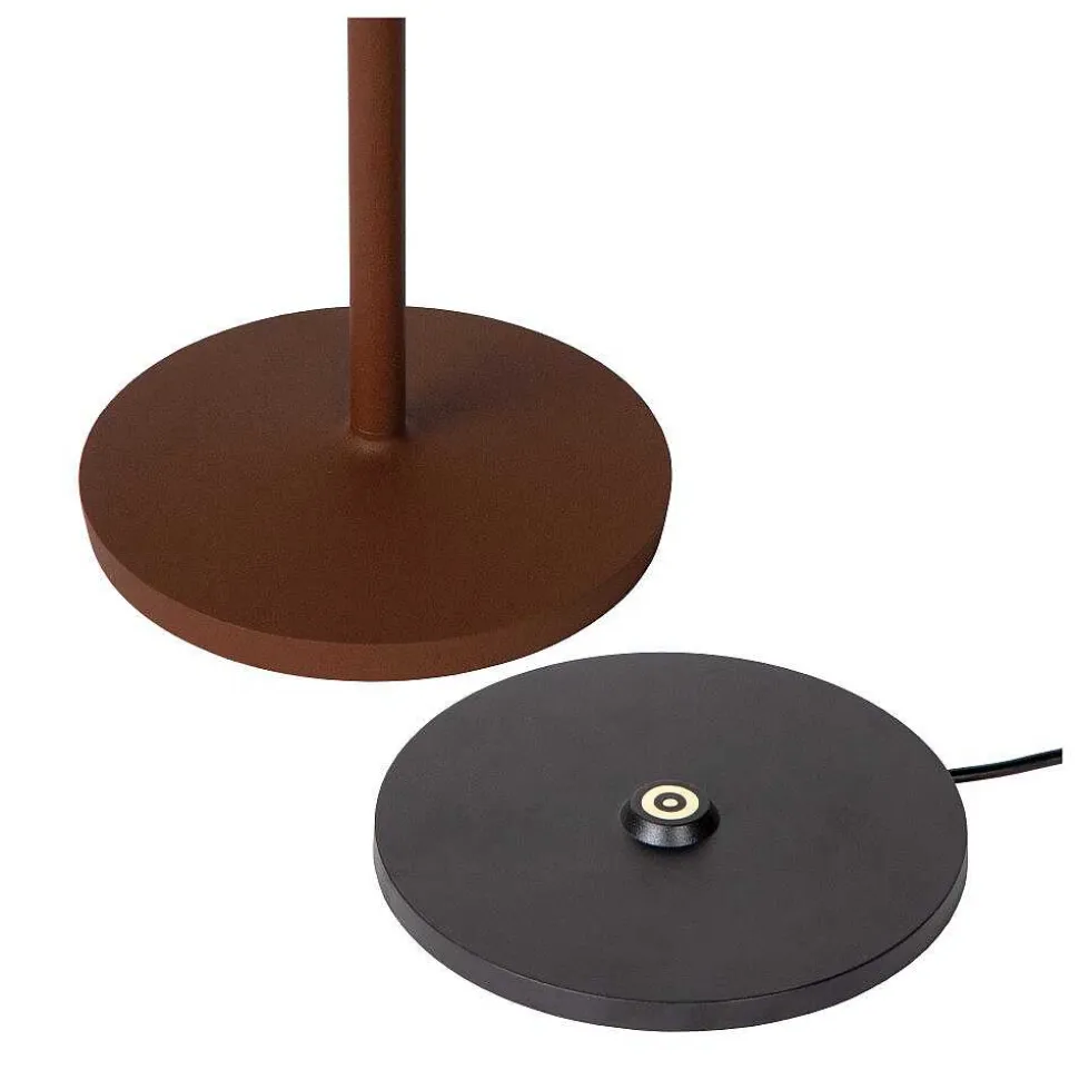 Lampe A Poser Lucide Justine Led Rouille, 1 Lumiere