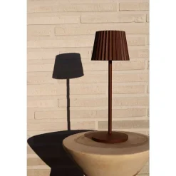 Lampe A Poser Lucide Justine Led Rouille, 1 Lumiere
