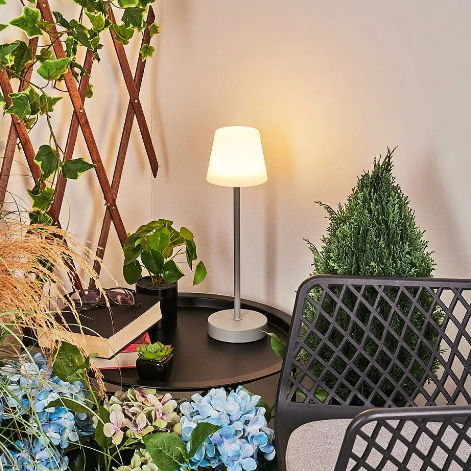Lampe A Poser Maza Led Gris, 1 Lumiere