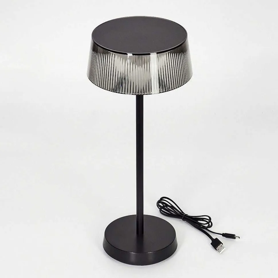Lampe A Poser Oundo Led Noir, 1 Lumiere
