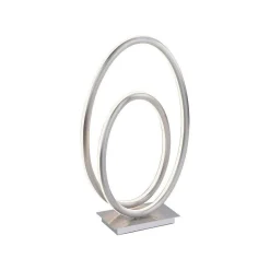 Lampe A Poser Paul Neuhaus Q-Nevio Led Nickel Mat, 1 Lumiere, Telecommandes