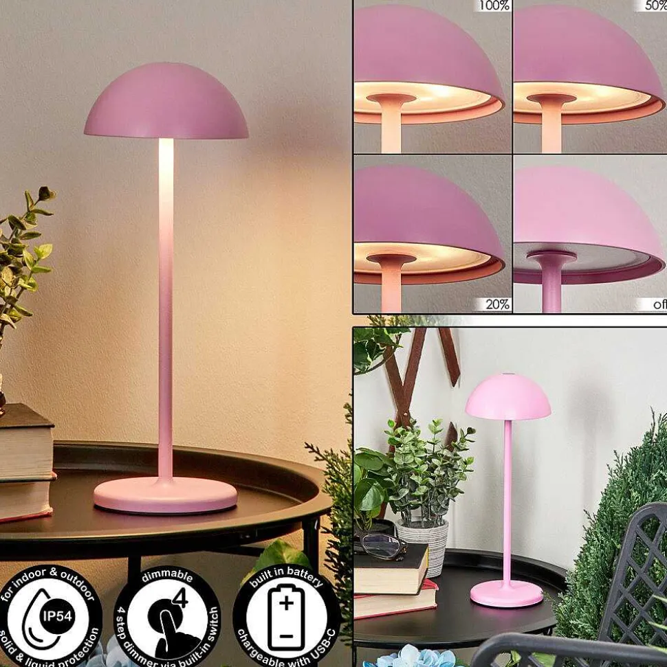 Lampe A Poser Pelaro Led Rose, 1 Lumiere