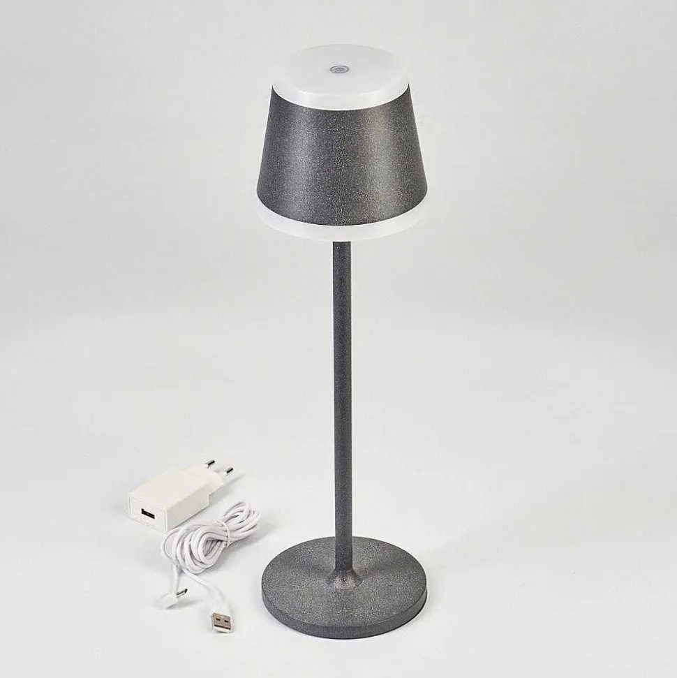 Lampe A Poser Walt Led Anthracite, 1 Lumiere