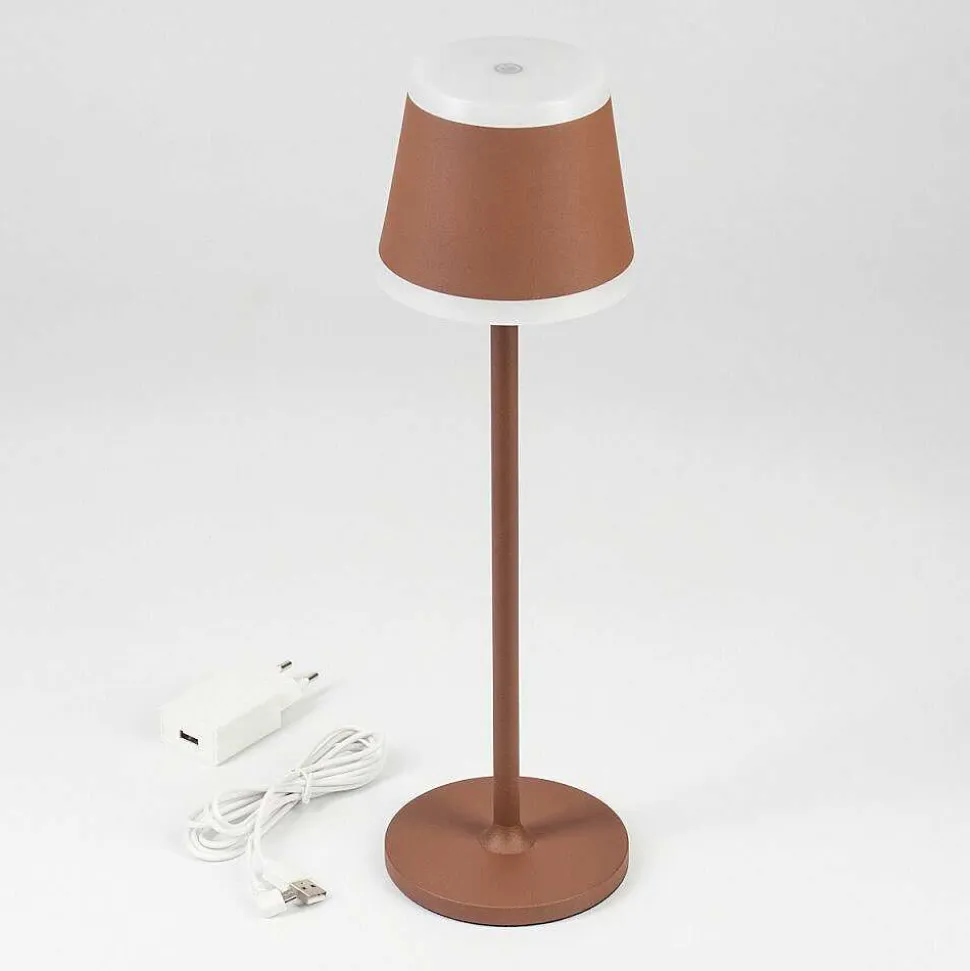 Lampe A Poser Walt Led Rouille, 1 Lumiere