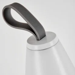 Lampe A Poser Yari Led Gris, Transparent, Blanc, 1 Lumiere, Telecommandes, Changeur De Couleurs