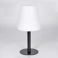 Lampe A Poser Zoume Solar Led Noir, 8 Lumieres, Changeur De Couleurs