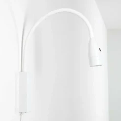 Lampe De Chevet Alsea Led Blanc, 1 Lumiere, Detecteur De Mouvement