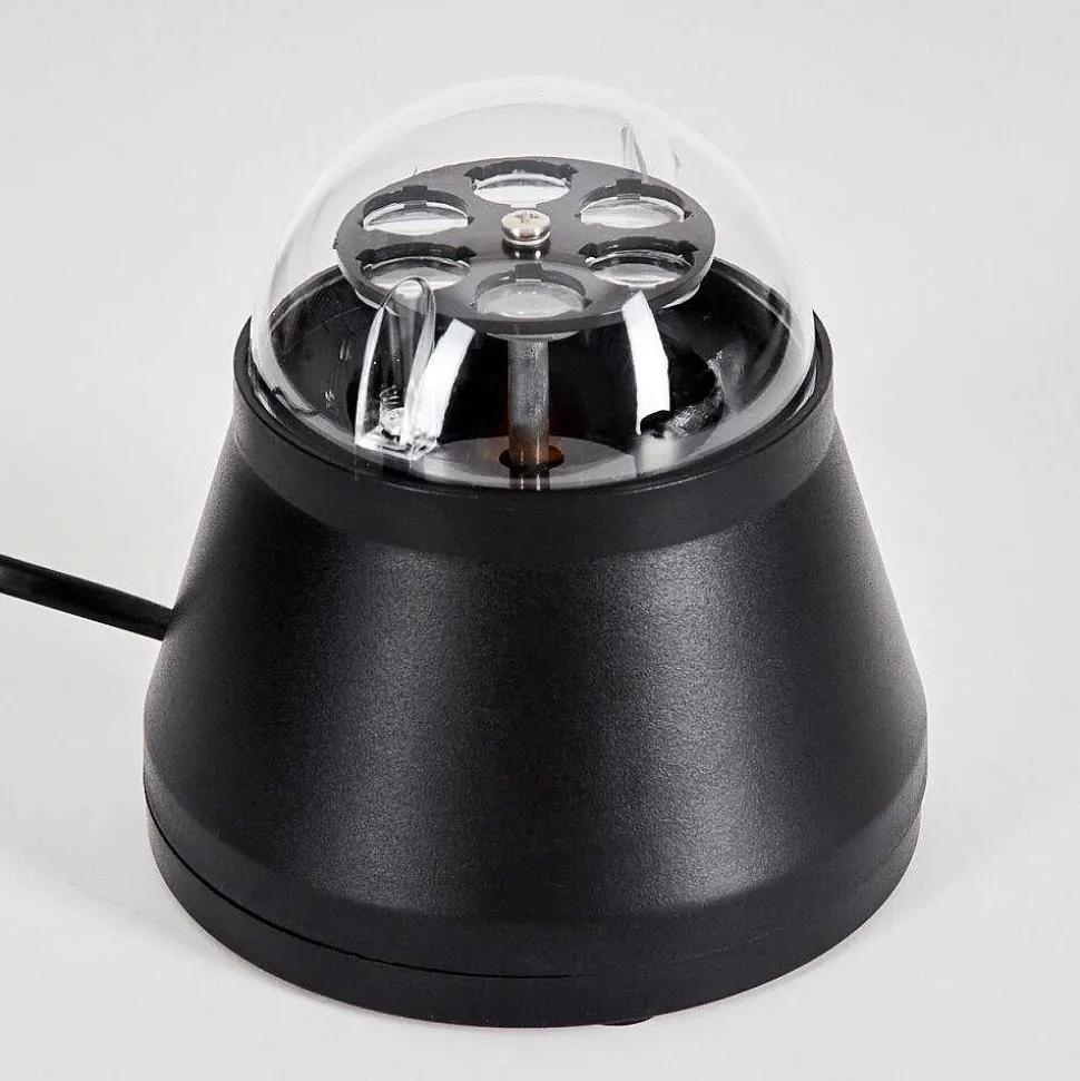 Lampe De Table Atabueira Led Noir, 1 Lumiere, Changeur De Couleurs
