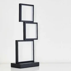 Lampe De Table Bacolod Led Noir, 1 Lumiere