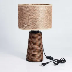 Lampe De Table Balifoudray Ecru, Noir, 1 Lumiere