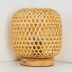 Lampe De Table Batumi Brun, 1 Lumiere