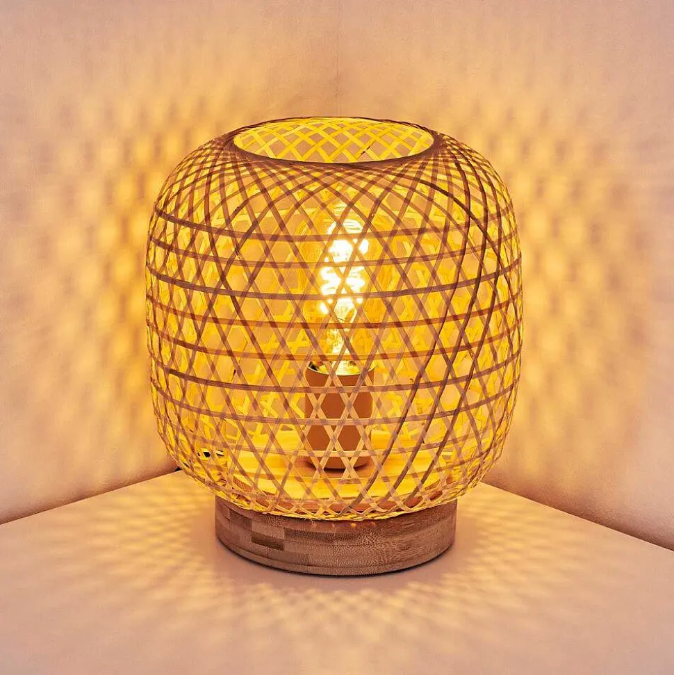 Lampe De Table Batumi Brun, 1 Lumiere