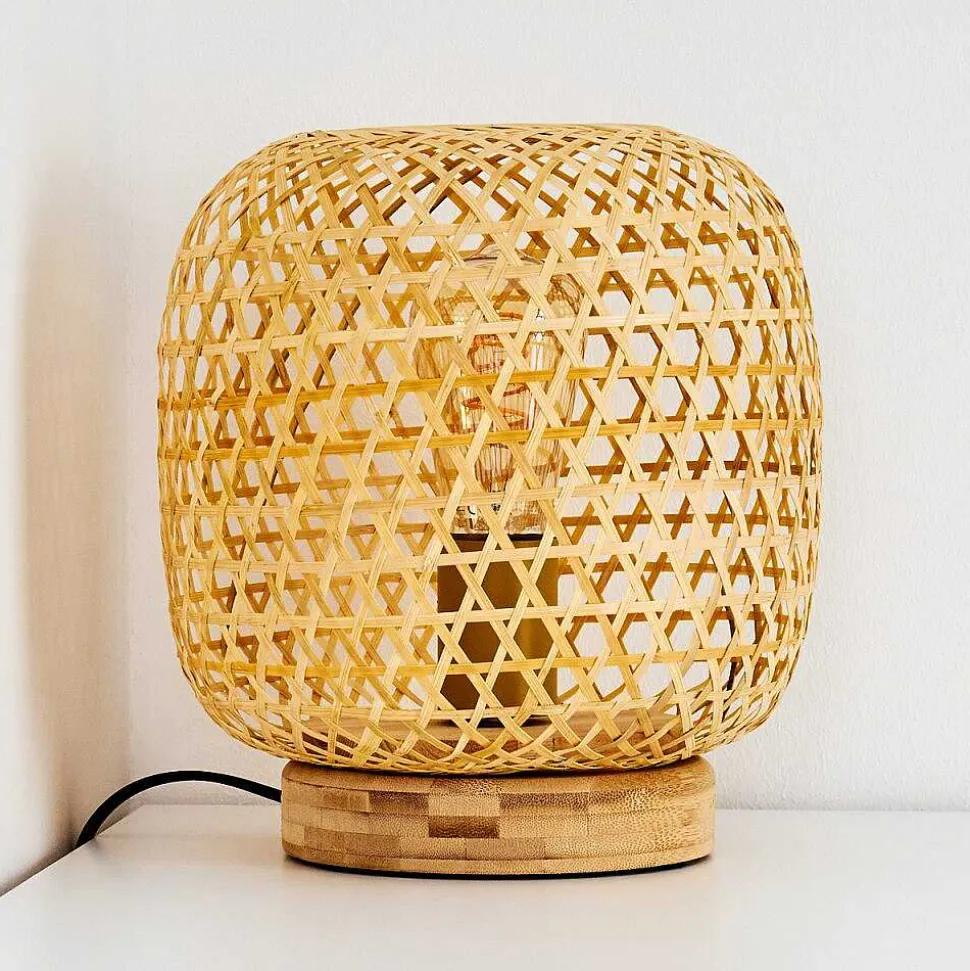 Lampe De Table Batumi Brun, 1 Lumiere