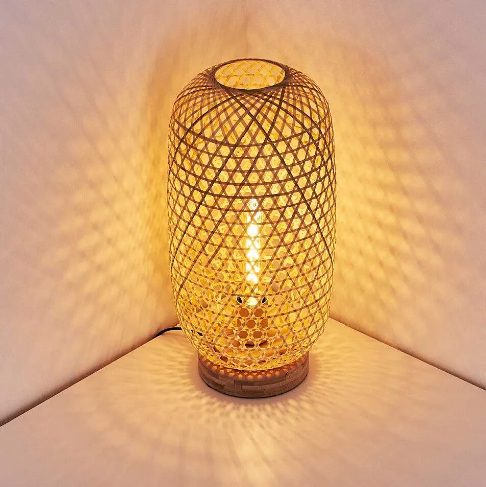 Lampe De Table Batumi Brun, 1 Lumiere