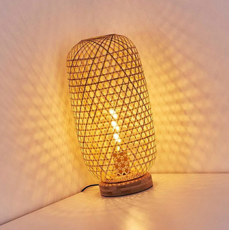 Lampe De Table Batumi Brun, 1 Lumiere