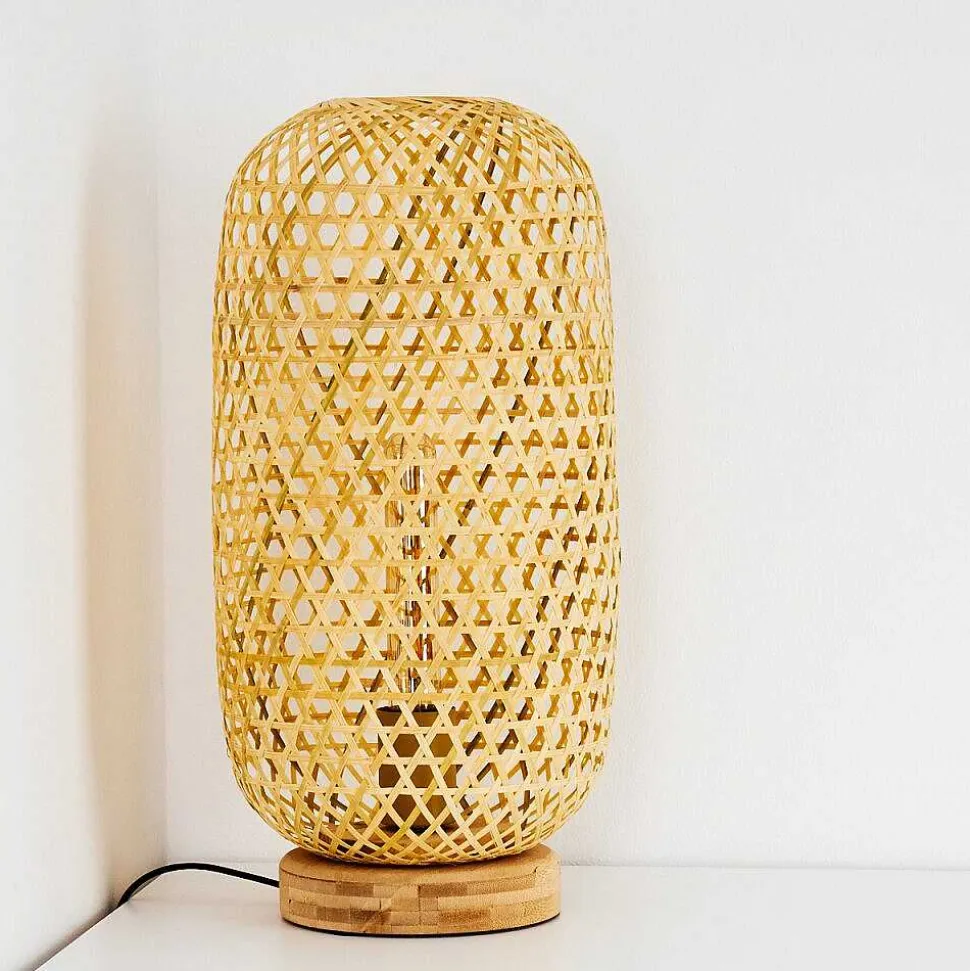 Lampe De Table Batumi Brun, 1 Lumiere