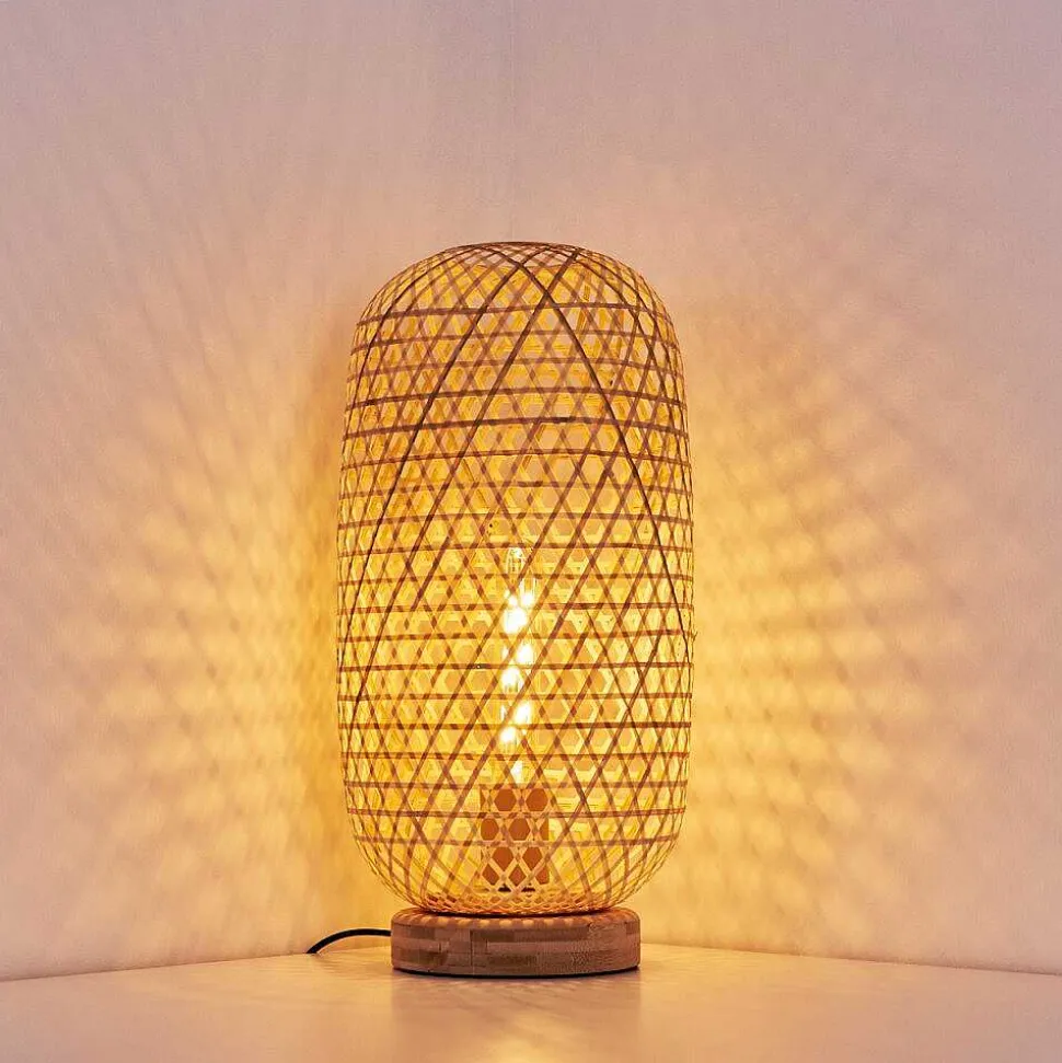 Lampe De Table Batumi Brun, 1 Lumiere