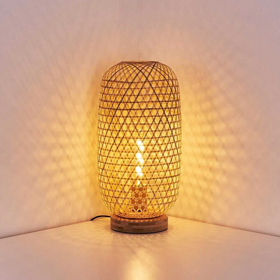 Lampe De Table Batumi Brun, 1 Lumiere