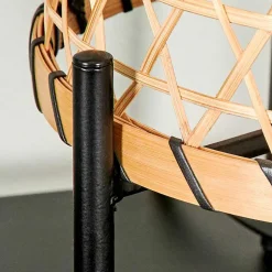 Lampe De Table Bauro Ecru, Noir, 1 Lumiere