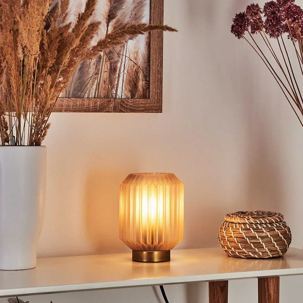 Lampe De Table Briel Laiton, 1 Lumiere