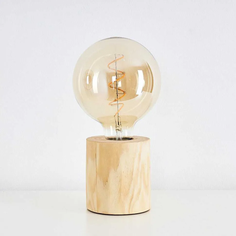 Lampe De Table Canedo Brun, 1 Lumiere