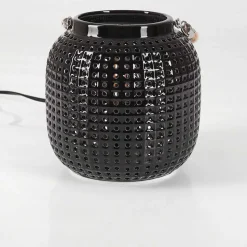 Lampe De Table Catasel Ecru, Noir, 1 Lumiere