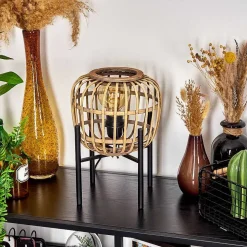 Lampe De Table Combeima Noir, 1 Lumiere