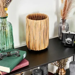 Lampe De Table Cricket Ecru, Noir, 1 Lumiere