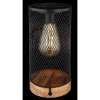 Lampe De Table Globo Solar Led Ecru, Noir, 1 Lumiere