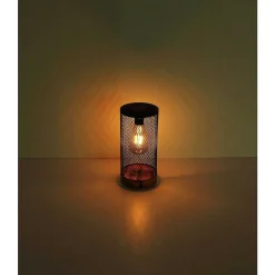 Lampe De Table Globo Solar Led Ecru, Noir, 1 Lumiere