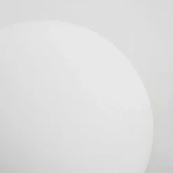 Lampe De Table Idual Dahlia Led Nickel Mat, 1 Lumiere, Telecommandes, Changeur De Couleurs