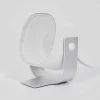 Lampe De Table Idual Lilas Led Argente, 1 Lumiere, Changeur De Couleurs