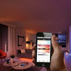 Lampe De Table, Kit D'Extension Philips Hue Ambiance White & Color Iris Led Transparent, Blanc, 1 Lumiere, Changeur De Couleurs