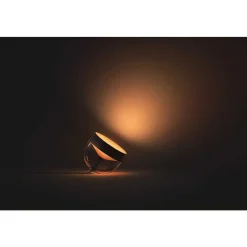 Lampe De Table, Kit D'Extension Philips Hue Ambiance White & Color Iris Led Noir, Transparent, 1 Lumiere, Changeur De Couleurs