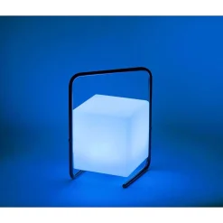 Lampe De Table Leuchten Direkt Keno Led Noir, 1 Lumiere, Telecommandes, Changeur De Couleurs