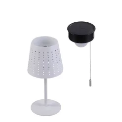 Lampe De Table Leuchten-Direkt Mandy Led Blanc, 1 Lumiere