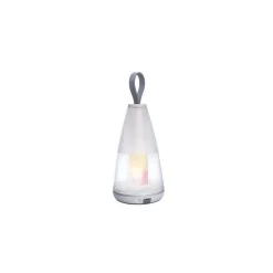 Lampe De Table Lutec Pepper Led Blanc, 1 Lumiere, Changeur De Couleurs