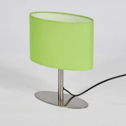 Lampe De Table Mavulu Nickel Mat, 1 Lumiere