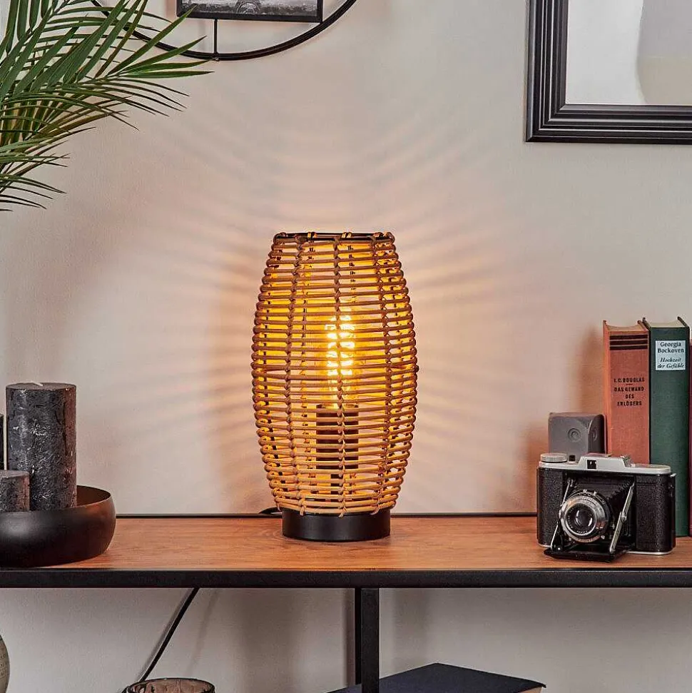 Lampe De Table Mulstrand Ecru, Noir, 1 Lumiere