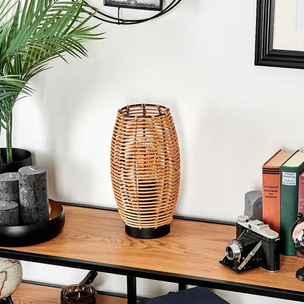 Lampe De Table Mulstrand Ecru, Noir, 1 Lumiere