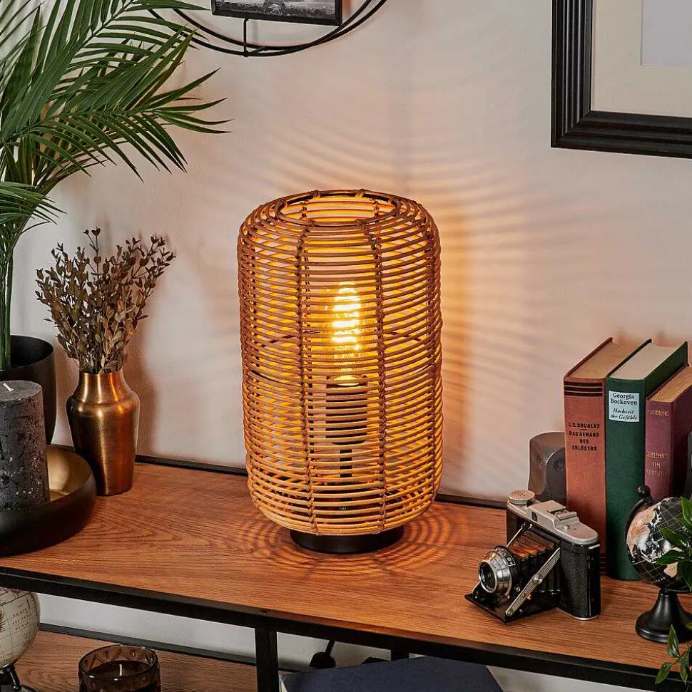 Lampe De Table Mulstrand Ecru, Noir, 1 Lumiere