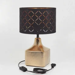 Lampe De Table Osorno Or, 1 Lumiere