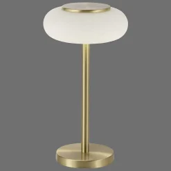 Lampe De Table Paul Neuhaus Q-Etienne Led Laiton, 1 Lumiere, Telecommandes