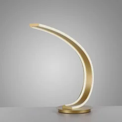 Lampe De Table Paul Neuhaus Q-Vito Led Laiton, 1 Lumiere, Telecommandes