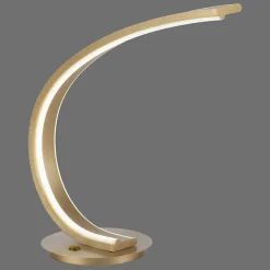 Lampe De Table Paul Neuhaus Q-Vito Led Laiton, 1 Lumiere, Telecommandes