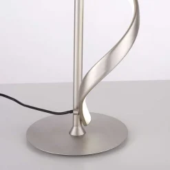 Lampe De Table Paul Neuhaus Qswing Led Argente, 1 Lumiere, Telecommandes