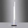 Lampe De Table Paul Neuhaus Q-Tower Led Aluminium, 2 Lumieres, Telecommandes