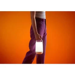 Lampe De Table Philips Wiz Portable Led Blanc, 1 Lumiere, Changeur De Couleurs